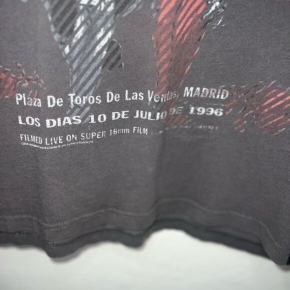 AC/DC Rockware Mens No Bull Concert T-Shirt Black Graphic Tee Size M - Picture 4 of 9